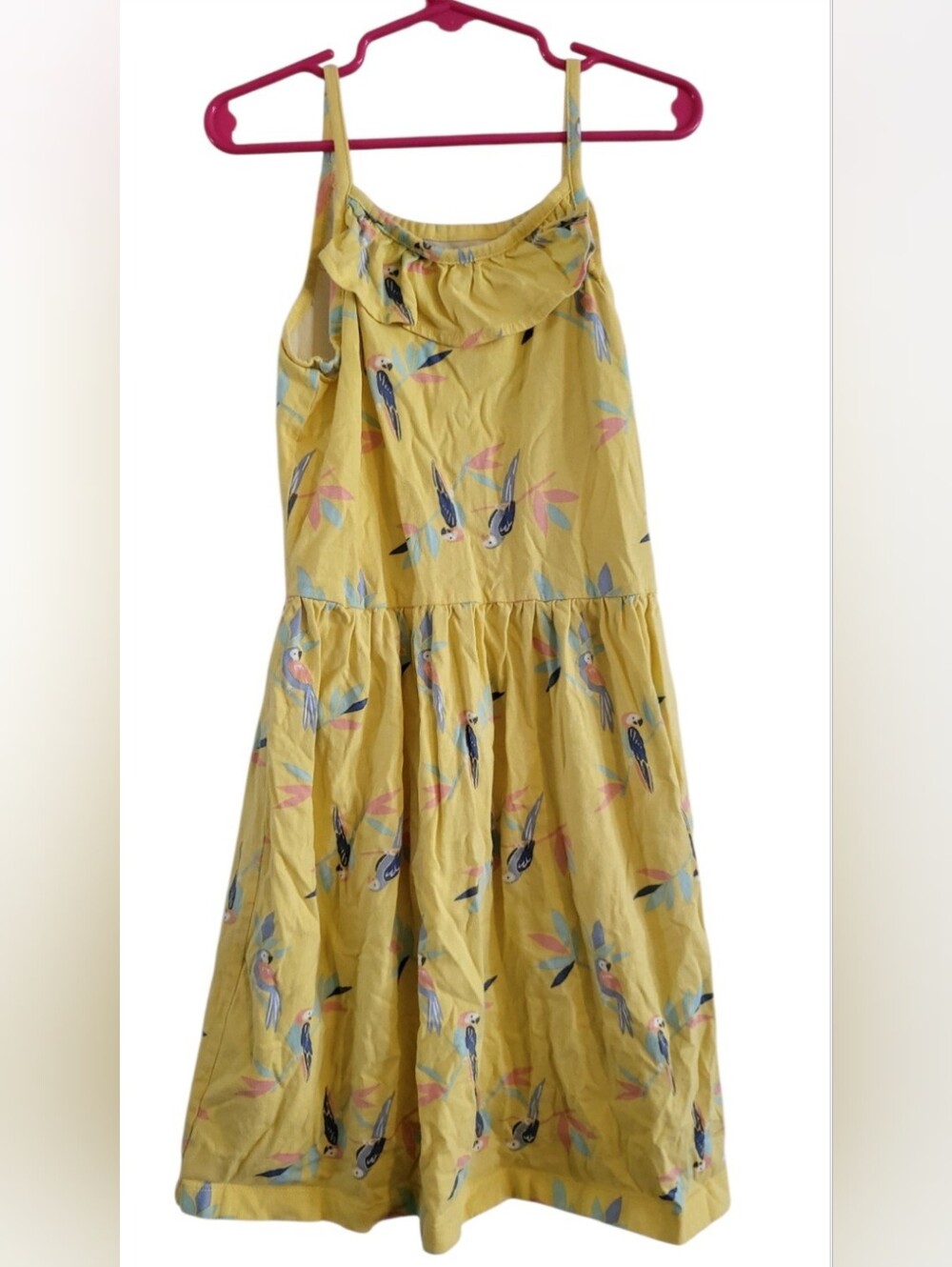 Carter's Yellow Parrot-Print Dress!